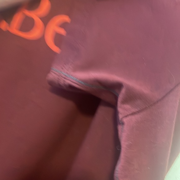 LL Bean Large men’s burgundy grey trimmed tee unisexLNC - Picture 11 of 11